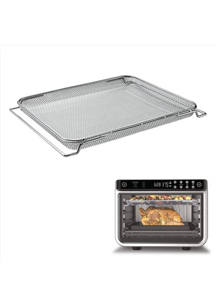 Ninja Foodi Için 2x Yedek Hava Fry Sepet DT251 DT201 DT200 Hava Fritöz Fırını Paslanmaz Çelik Hava Friyeri Fırın (Yurt Dışından) indirimleri