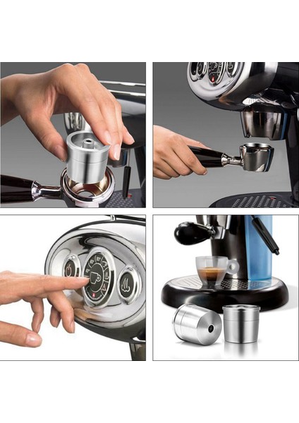 3x Yeniden Kullanılabilir Doldurulabilir Kahve Kapsülü Paslanmaz Çelik Kahve Kapsülü Illy Kahve Makinesi Için Konsantre Kahve Filtresi (Yurt Dışından) fırsatları