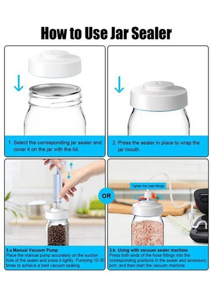 Kavanozlu Vakum Kiti - Kavanoz Vakum Sızdırmazlık Mühür Makine Makinesi ile Uyumlu (Yurt Dışından) indirimleri