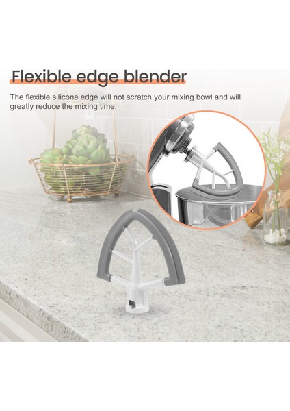 Kitchenaid Mikser Aksesuarları Için Esnek Kenar Çırpıcı Ekler Sıyırıcı 4 5-5 Quart Bıçağı Sıyırıcı ile Sıyırıcı Kürekle (Yurt Dışından) indirimleri