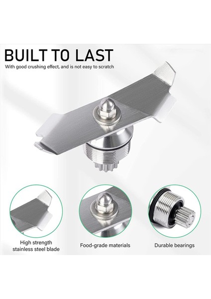 6x Gelişmiş Paslanmaz Blender Yedek Bıçağı Vitamix 015990 &amp 15990 32 Oz ve 64 Oz Kaplar Için (Yurt Dışından) modelleri