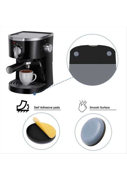 48PCS Counter Yapışkan Caddy Kayan Tepsisi Için Mutfak Appliance Kaydırıcıları Çoğu Kahve Makinesi Hava Fryers ile Uyumlu (Yurt Dışından) fırsatları