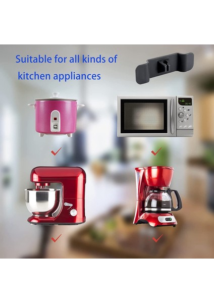 10 Paket Kordon Organizatörü Aletler Kordon Sargısı Mutfak Mikseri Kablo Sargısı Tel Depolama Eki Siyah (Yurt Dışından) modelleri