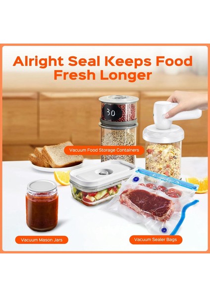 Elektrikli Mason Kavanoz Vakum Sızdırmazlığı Kablosuz Mason Kavanoz Mühür Müdürü Vakum Kiti Geniş Ağız ve Normal Ağız Mason Kavanozu (Yurt Dışından) indirimleri