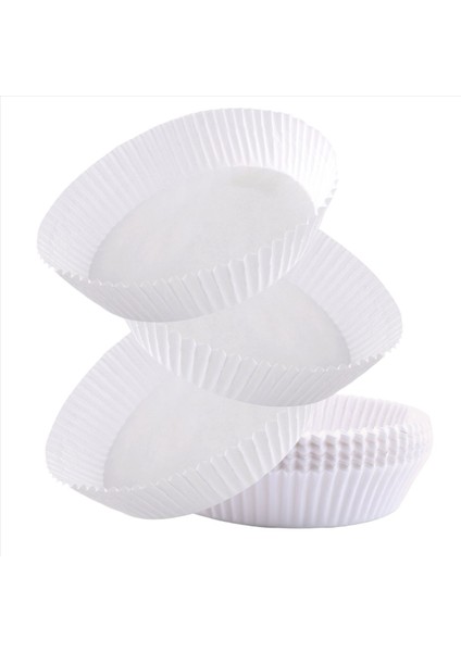 100PCS Hava Fritöz Parşömen Kağıt Astarları Yapışmaz Tek Kullanımlık Astarlar Sepet Korunmasız Yuvarlak Parşömen Kağıdı (Beyaz) (Yurt Dışından) fiyatları