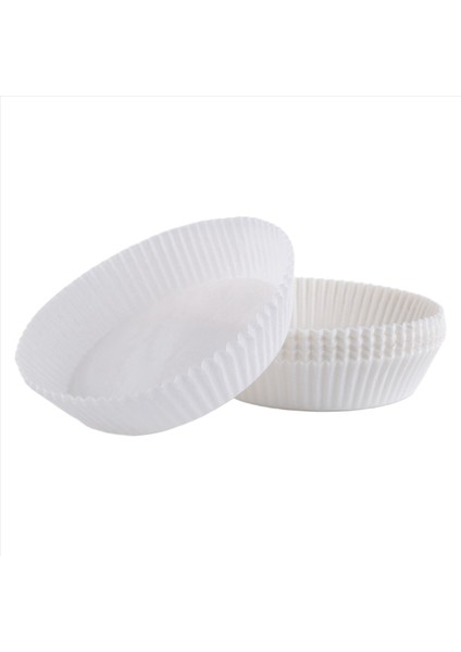 100PCS Hava Fritöz Parşömen Kağıt Astarları Yapışmaz Tek Kullanımlık Astarlar Sepet Korunmasız Yuvarlak Parşömen Kağıdı (Beyaz) (Yurt Dışından) fırsatları
