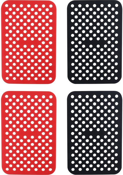 Ninja Foodi Çift Hava Fritöz DZ201 Için Yeniden Kullanılabilir Silikon Hava Fritöz Astarları Yapışmaz Hava Fritöz Aksesuarları Parşömen Kağıdı (Yurt Dışından)