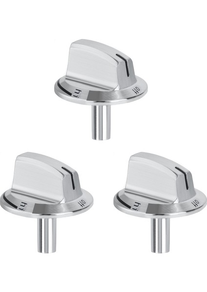 3 Pcs Yükseltme 5304525746 Uzun Soba Sobası Düğmeleri Gaz Sobası Aralığı Fırın Düğmeleri ile Uyumlu Değişiklikler (Yurt Dışından)
