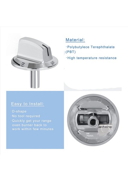 3 Pcs Yükseltme 5304525746 Uzun Soba Sobası Düğmeleri Gaz Sobası Aralığı Fırın Düğmeleri ile Uyumlu Değişiklikler (Yurt Dışından) indirimleri