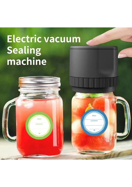 Ağız ve Normal Mason Kapakları Vakum Sızdırmazlık Makinesi ile Canning Kavanozları Için Elektrik Mason Kavanoz Vakum Sızdırmazlığı Siyah (Yurt Dışından) fırsatları