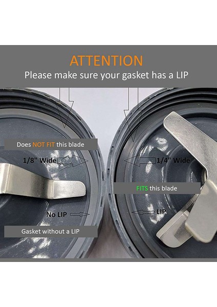 Nutribullet Blender Parçası Için Dudaklı Yedek Conta 4 Paket Hız Blender Uyumlu Parça (Yurt Dışından) modelleri