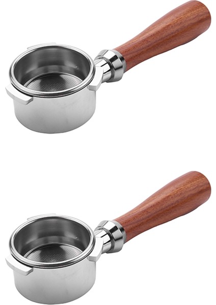 2pcs 54MM Kahve Dipsiz Portafilter 2 Su Bardağı Filtre Sepet Yedek Makineli Breville Barista Serisi Için (Yurt Dışından)