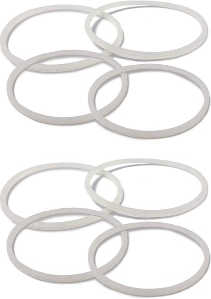 Sihirli Blender Flat/çapraz 8 Paket Için Yeni Yedek Contalar Kauçuk Mühür Yüzüğü (Yurt Dışından)