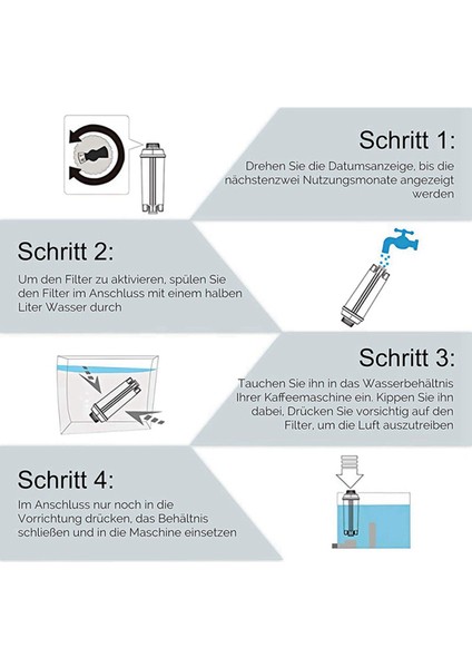 2pcs Espresso Makine Su Filtresi Krups Claris F088 Aqua Filtre Sistemi Siemens Nivona Gaggenau Aeg Neff (Yurt Dışından) indirimleri