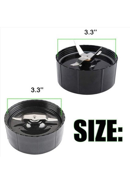 2x Çapraz ve Düz Tıraş Alınan Bıçaklar MB1001 Sihirli Bullet 250W Blender Blades Mikser Aksesuarları (Yurt Dışından) fırsatları