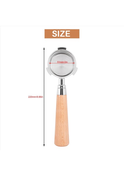 Delonghi EC680/EC685 Filtre 51MM Yedek Filtre Sepeti Kahve Aksesuarları Için 2x Kahve Dipsiz Portafilter (Yurt Dışından) modelleri