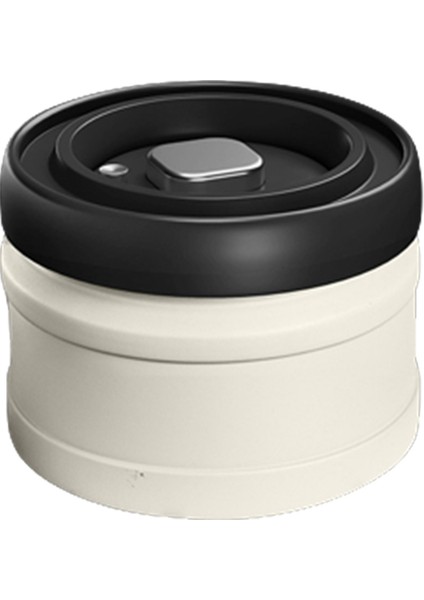 Mühürlü Kahve Çekirdeği Konteyneri Vakum Tahıl Çayı Kahve Hava Geçirmez Kavanoz Için Taze Teneke Kutu Tankı Tut (Beyaz S) (Yurt Dışından)