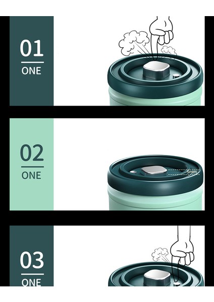 Mühürlü Kahve Çekirdeği Konteyneri Vakum Tahıl Çayı Kahve Hava Geçirmez Kavanoz Için Taze Teneke Kutu Tankı Tut (Beyaz S) (Yurt Dışından) indirimleri