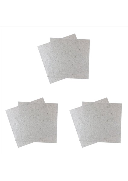 6 Adet 5 1 Inç x 5 1 Inç Miniwave Fırın Onarımı Parça Mika Plakalar Tabakaları (Yurt Dışından)