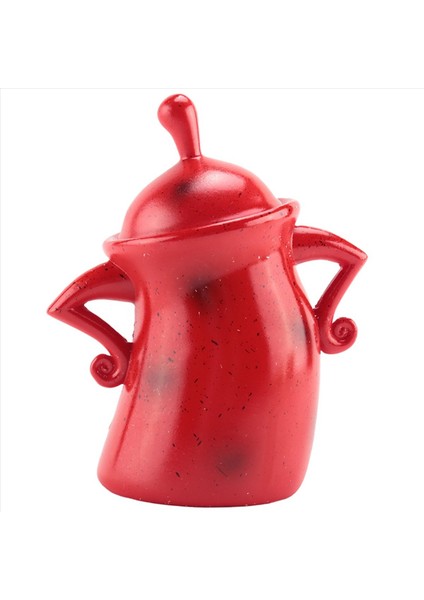 Mutfak Saklama Kutusu Gıda Konteyner Çeyle Kahve Fincanı (Kırmızı) (Yurt Dışından)