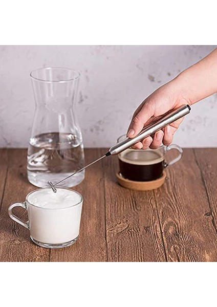 Elektrikli Süt Çubuklu Çubuk Paslanmaz Çelik El Sütü Çeyreklik Pil Operasyonu (Yurt Dışından) fırsatları