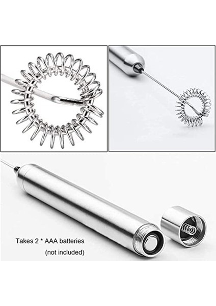 Elektrikli Süt Çubuklu Çubuk Paslanmaz Çelik El Sütü Çeyreklik Pil Operasyonu (Yurt Dışından) indirimleri