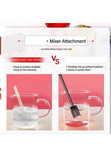 16 Pcs Reçine Mikser Güçlü Karıştırma Için Epoksi Epoksi ve Boya Mikseri Matkapı Için Matkap Için Yeniden Kullanılabilir Çok Amaçlı Epoksi (Yurt Dışından) fırsatları