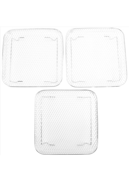 8 Inç Hava Fritöz Rafı Anında Girdap Havası Fritözü Için Philips Için Cosori Air Fritöz Için Kare Üç Istiflenebilir Dehidratör Rafları (Yurt Dışından) modelleri