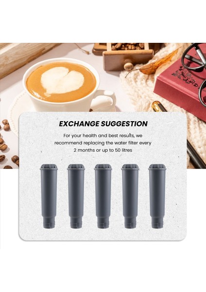 Melitta Krups Claris F088 Nivona Otomatik Kahve Makineleri Su Filtresi Için 5 Adet Kahve Makinesi Su Filtresi Kartuşları (Yurt Dışından) modelleri