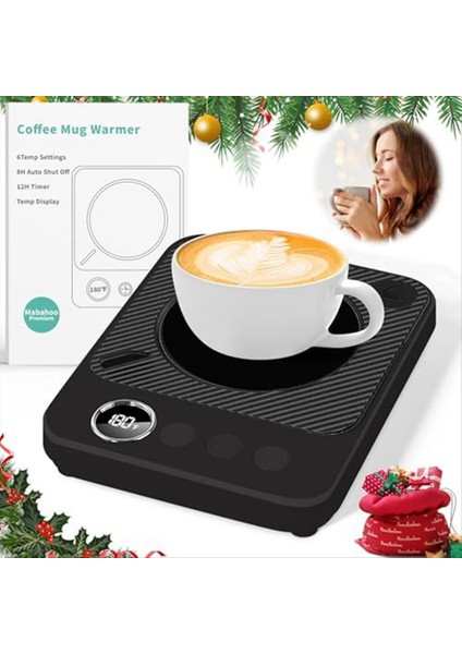 Kahve Fincanı Masa Için Daha Sıcak Elektrikli Isıtmalı Kupa Bardağı Isıtıcı Otomatik Kapalı Ofis Masası Ev Mutfak Siyah Abd Fiş (Yurt Dışından) fiyatları