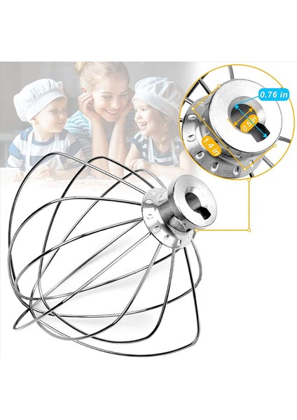 5x KN256WW 6 Telli Kırbaç Ek Mutfaktaid 5-6 Quart Bowl-Lift Stand Mikser Değiştirme Yumurta Kremi Karıştırıcı (Yurt Dışından) indirimleri