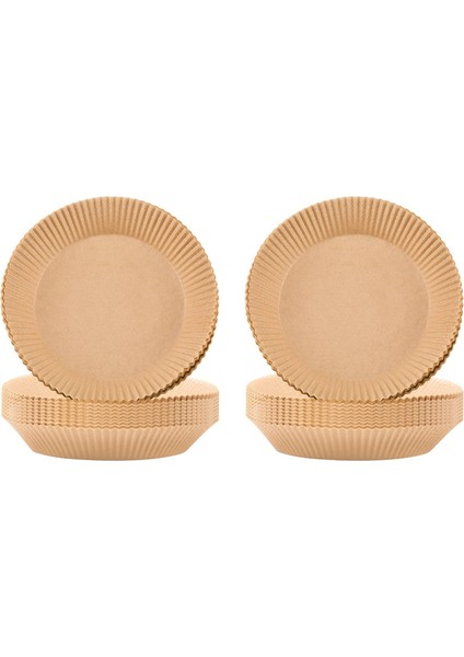 200PCS Hava Fritöz Parşömen Kağıt Astarları Yapışmaz Yapılır Hava Fritöz Astarları Sepet Sepet Güçsüz Yuvarlak Parşömen Kağıdı (Yurt Dışından)