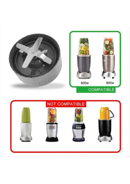 2x Bıçak Yedek Parça Nutribullet Pro 900W/600W Blender Extractor ile Uyumlu - 6 Fins Blade Dahil (Yurt Dışından) fiyatları