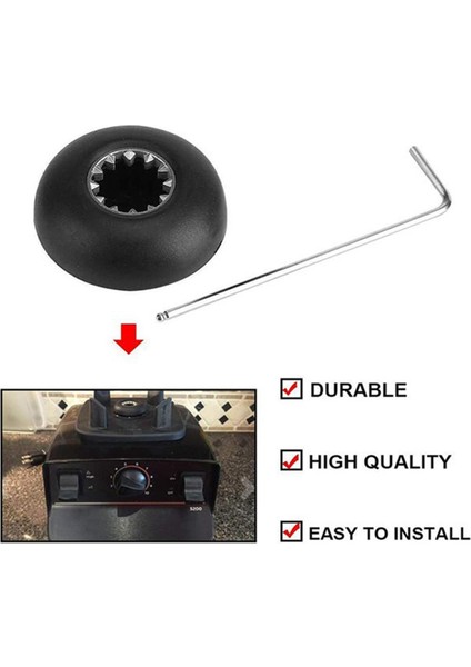 2 Metal ve Plastik Siyah Blender Soketi Vitamix Blender Yedek Parçaları Için Anahtarlı Yedek Parçalar (Yurt Dışından) indirimleri