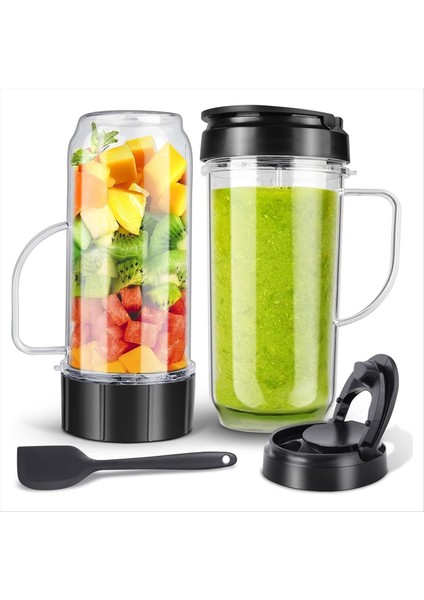 Blender Bardakları ve Bıçak Yedek Parçaları 6pcs Flip Tep To-Go Lids ve Sihirli Bullet Blender Meyvesi Için Blade ile 22OZ Kupa (Yurt Dışından) fiyatları