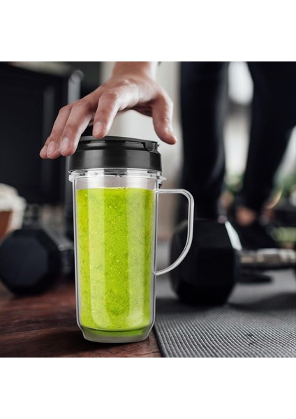 Blender Bardakları ve Bıçak Yedek Parçaları 6pcs Flip Tep To-Go Lids ve Sihirli Bullet Blender Meyvesi Için Blade ile 22OZ Kupa (Yurt Dışından) modelleri