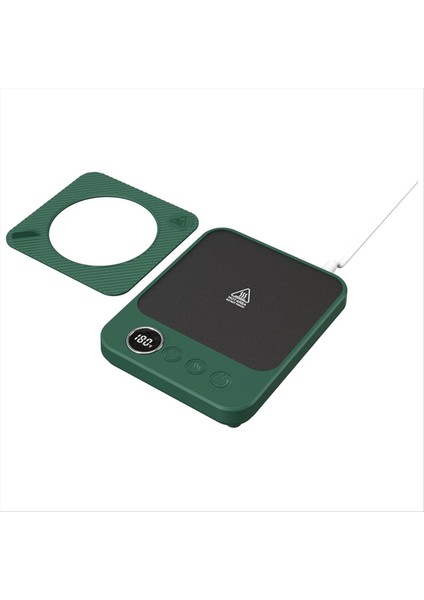 Kahve Fincanı Masa Elektrikli Isıtmalı Kupa Kupası Isıtıcı Otomatik Kapatma Ofis Masası Ev Mutfak Yeşil Eu Fiş (Yurt Dışından)