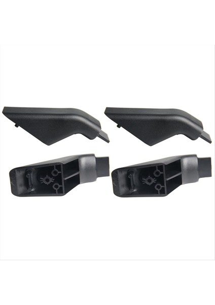 4pcs Fırın Sapı Yedek Siyah Fırın Sapı Uç Kapağı WB7X7183 &amp WB07K10043 Genel Duvar Sobası/fırın/aralık Değiştirme (Yurt Dışından)