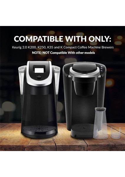 Keurig 2 0 K200 K250 K35 K-Duo ve K-Kompakt Için Kahve Başlangıç Kiti Filtre Tutucu ve Su Filtreleri Içerir (Yurt Dışından) indirimleri
