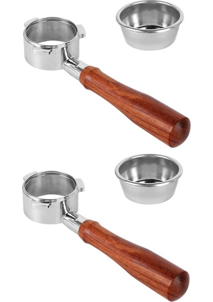 Breville Barista Serisi ve Espresso Makineleri Için 2x Dipsiz Portafilter 54MM Filtre Sepeti ile Portafilter (Yurt Dışından)