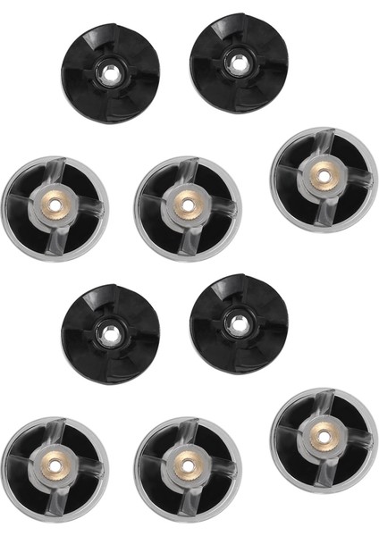 Yeni 6 Plastik Dişli Tabanı + 4 Kauçuk Dişli Sihirli Mermi Yedek Yedek Parçalar Dayanıklı (Yurt Dışından)