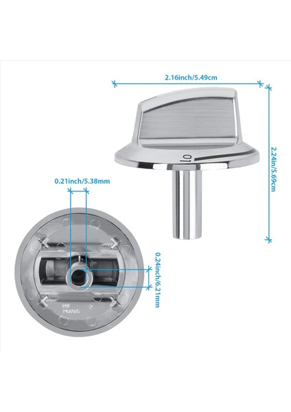 2 Pcs Yükseltme 5304525746 Uzun Soba Sobası Düğmeleri Gaz Sobası Aralığı Fırın Düğmeleri ile Uyumlu Değişiklikler (Yurt Dışından) fiyatları