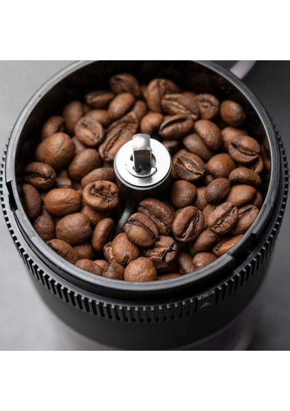 Taşınabilir Elektrikli Kahve Öğütücü Üreticileri 4 Bardak Ekspreso-Grinds-Coarse Kahve Tozu USB Şarj Edilebilir Siyah (Yurt Dışından)