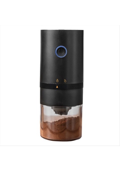 Taşınabilir Elektrikli Kahve Öğütücü Üreticileri 4 Bardak Ekspreso-Grinds-Coarse Kahve Tozu USB Şarj Edilebilir Siyah (Yurt Dışından) modelleri