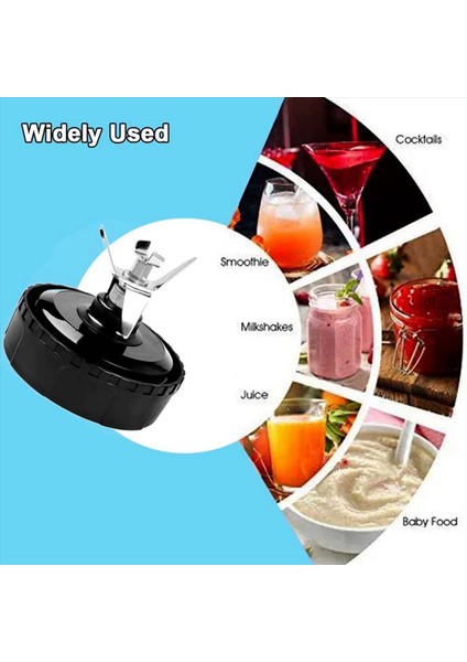 Ninja Blender Yedek Parçaları Için 2x 6 Kanat Nutri Ninja Otomatik Iq BL450-70 BL451-70 BL454-70 BL455-70 (Yurt Dışından) fiyatları