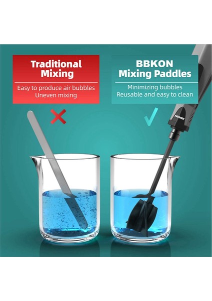 16PCS Reçine Mikser Kürekleri Güçlü Karıştırma Için Epoksi Mikser Eki Yeniden Kullanılabilir Boya Mikseri Boya Karıştırıcı Eki (Yurt Dışından) fiyatları