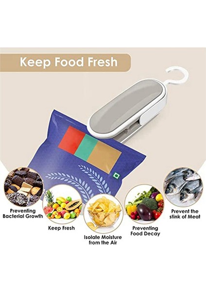 Mini Torba Sızdırmazlığı Taşınabilir Sızdırmazlık Torbaları Makinesi Elden Teslim Gıda Vakum Sızdırmazlık Makinesi Atıştırmalık Plastik Poşetler Depolama (Yurt Dışından) fırsatları