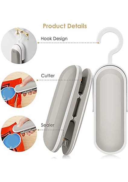 Mini Torba Sızdırmazlığı Taşınabilir Sızdırmazlık Torbaları Makinesi Elden Teslim Gıda Vakum Sızdırmazlık Makinesi Atıştırmalık Plastik Poşetler Depolama (Yurt Dışından) indirimleri