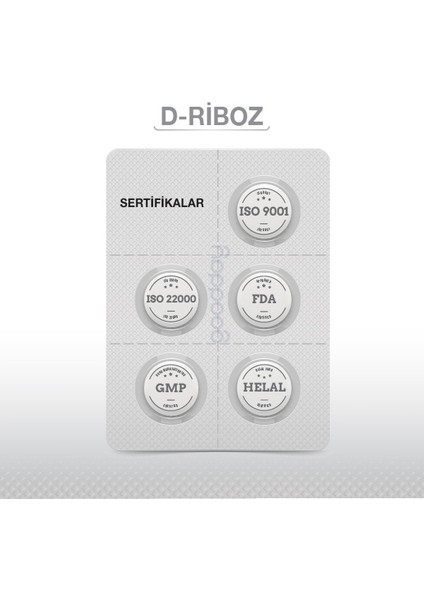D-Riboz Toz Takviye Edici Gıda 30 Saşe 5000 mg Enerji Desteği İçin