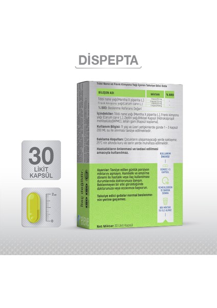 Dispepta 30 Likit Kapsül fiyatları